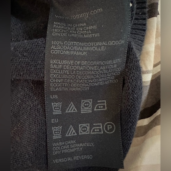 Tommy Hilfiger Lightweight V-Neck Jumper / Sweater - Size M (US) - Picture 6 of 6